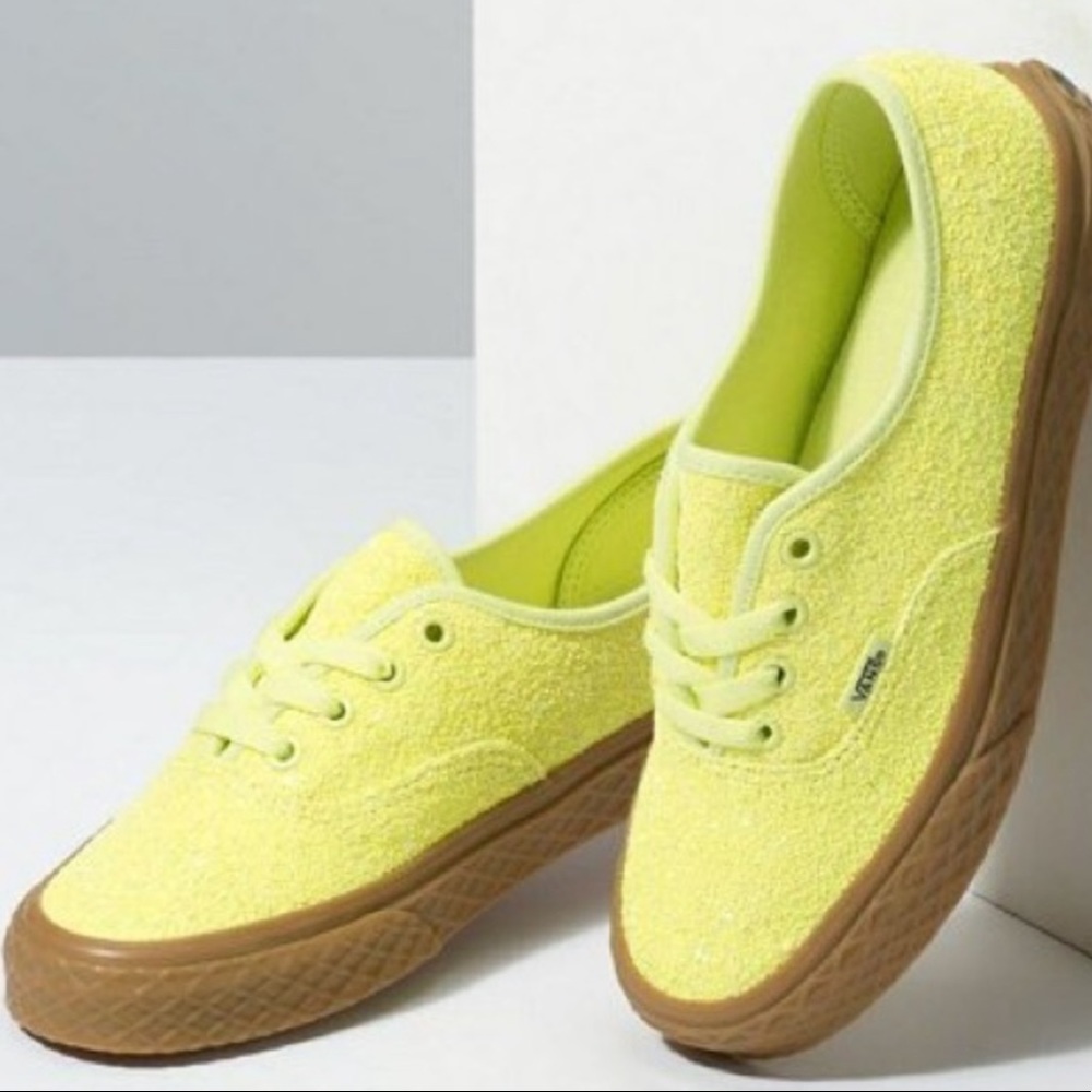 VANS Ice Cream Glitter Yello (Yellow) NWOT